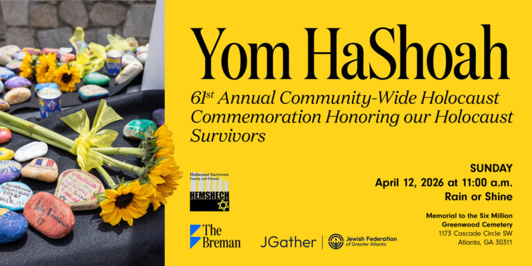 YOM HASHOAH – 61st Community-Wide Holocaust Commemoration